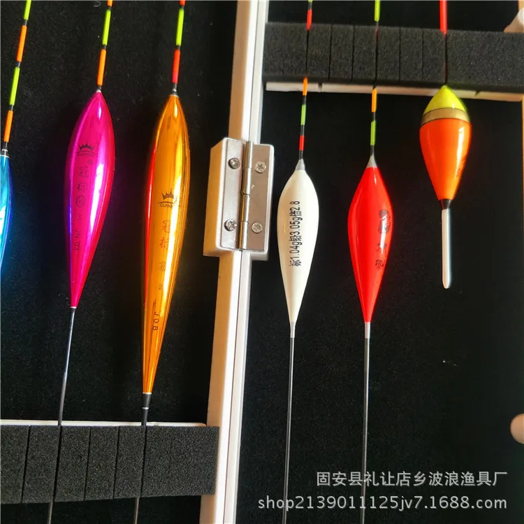 Цветная рисованная плавающая коробка 550 Однослойная плавающая коробка рыболовные снасти duo gong neng he рыболовные принадлежности в китайском стиле Floa