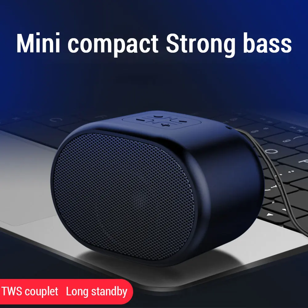 KISSCASE мини беспроводной Bluetooth динамик TF AUX USB бас 4D стерео портативный Bluetooth динамик MP3 аудио музыкальный плеер громкий динамик