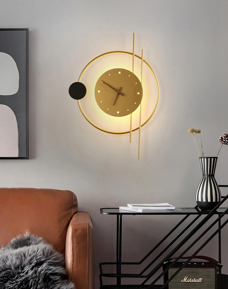 Horloge Murale Design Lumineuse