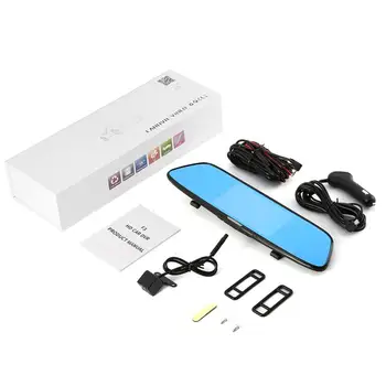 

F3 HD Car DVR Dual Lens 5.0 Inch 170 Car Camera Car Video Recorder for Vehicles Front and Rear DVR Support 32GB