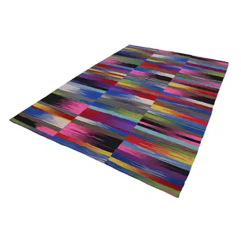 

207x293 Cm Multicolor Handmade Contemporary Rugs Rug-7x10 Ft