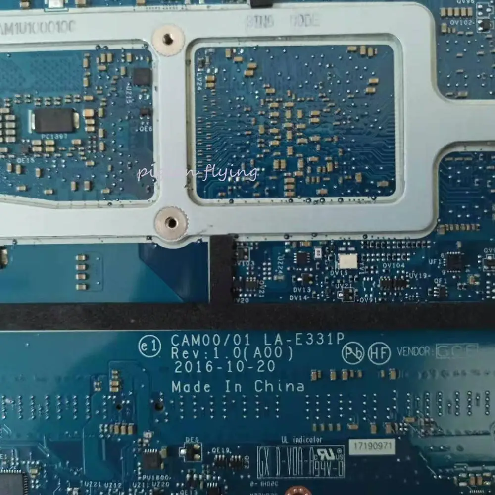 price cut  XPS 15 9560 motherboard Mainboard for Dell laptop XPS 15-9560 CN-0YH90J CAM00/01 LA-E331P CPU I7-77