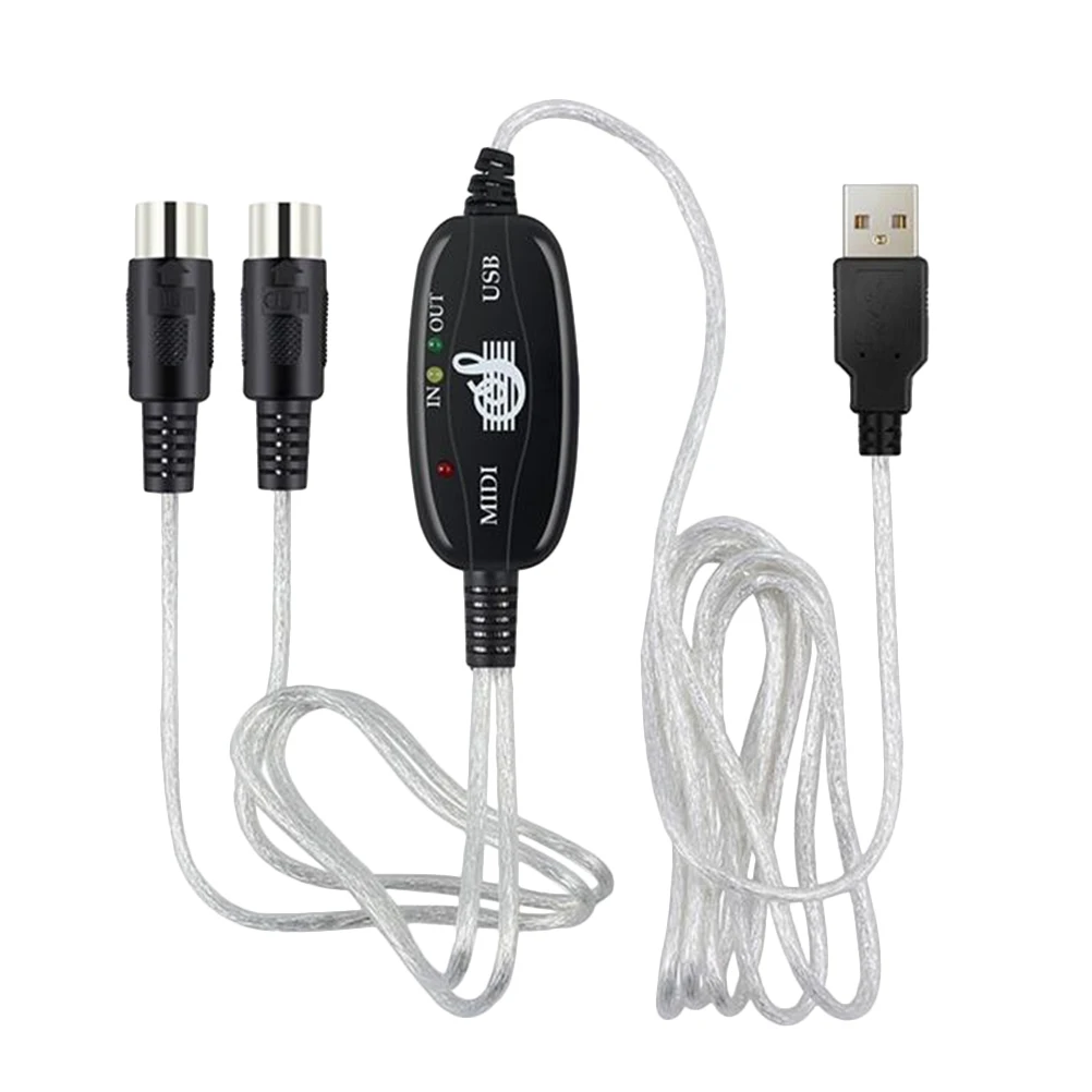 1pc Usb Adapterable Portable Practical Durable Connection Accessory Music Editing Cord Conversion Tool for