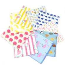 Необычные Фрукты Животное Мультфильм носовой платок с принтом хлопок для женщин и мужчин Hankie свадебные костюмы Карманный квадратный взрослый подарок аксессуар