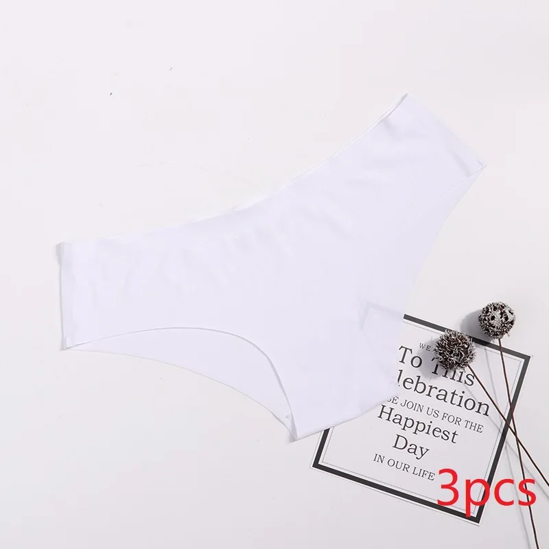 White Горячая Распродажа, бесшовные Повседневные трусики, нижнее белье, женские трусики, бесследные, необработанные, сексуальное нижнее белье, хипстерские трусы, интимная Новинка - Цвет: White