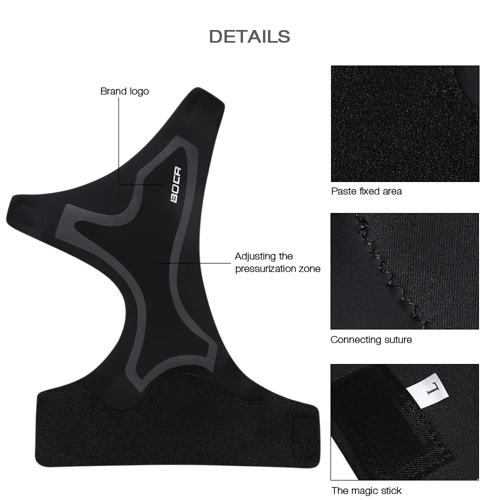 Boer Ankle Guard Sports Protection Fix Sprained Pressure Pad Protector Non-Slip Material Ankle Support Sports Safety Sportswear