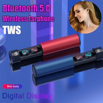 

наушники Bluetooth Earphone TWS Sport Handsfree Earbuds Headset Earbud Earphones with Charging Case For Xiaomi Phone