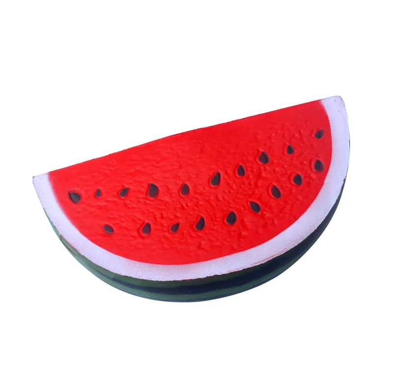 Jumbo Kawaii Big  Watermelon Squishy Simulated Fruit Slow Rising Bread Scented Squeeze Toy Stress Relief for Kid Xmas Gift
