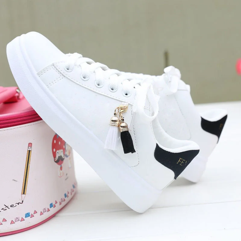2021 New Women Vulcanized Shoes Female Casual Cushion Footwear Ladies Breathable White Platform Zapatos Girls Tenis Femme