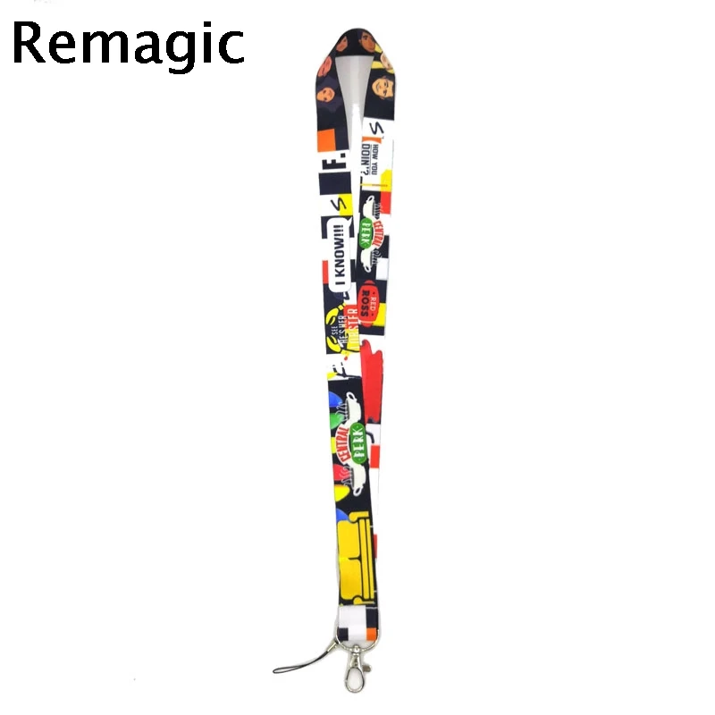 Друзья ТВ шоу центральный perk Дети Пара Забавный шейный ремень Lanyards ID значок держатель для карт брелок мобильный телефон ремень подарки
