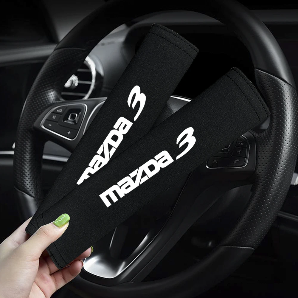 2 шт. автомобильные аксессуары для ремней безопасности Mazda 3 | Автомобили и
