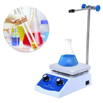 

220V 180W Magnetic Stirrer Mixer Machine with Heating Plate Laboratory Temperature control heater 100-1500rpm
