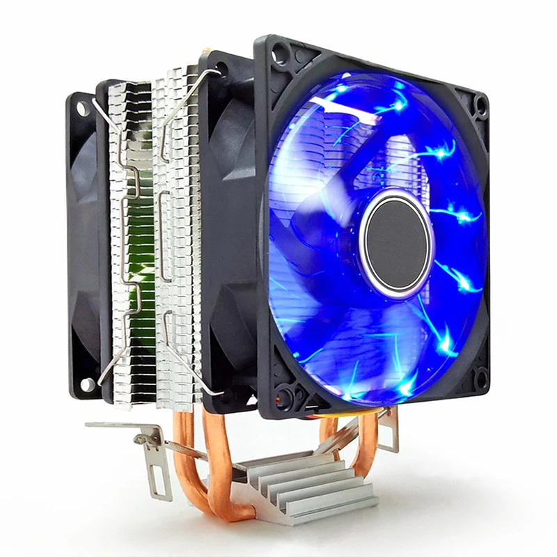 POHIKS кулер для процессора вентилятор Радиатор 4 медная тепловая трубка 3Pin RGB