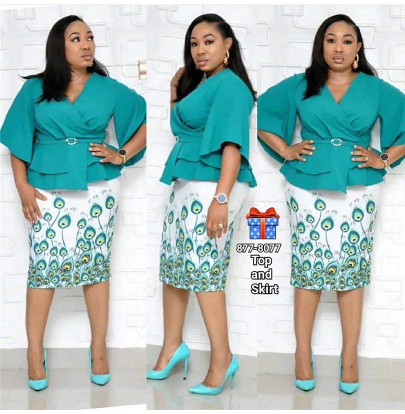 african outfits skirts only 2colors 2020 New fashion gorgeous beauty printed pleated skirt Rock Style Dashiki for Ladies/women commuter skirt african outfits for women