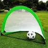 1piece Black Folding Football Goal Net Training Goal Net Toy Play Outdoor Indoor Kids R8W2 ► Photo 1/6