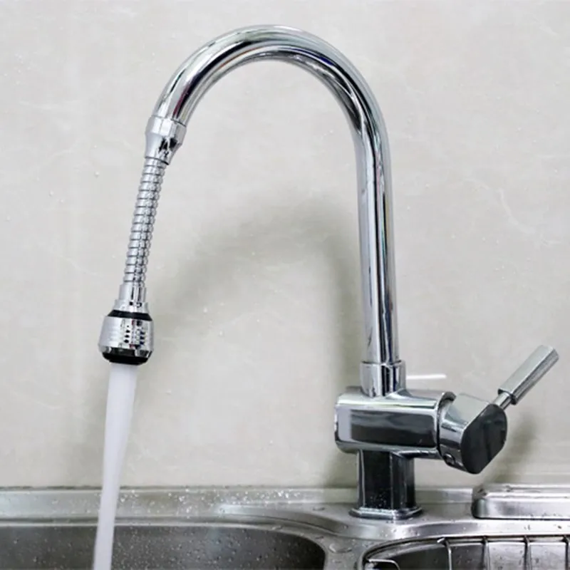 

Free shipping kitchen faucet bubbler shower lengthened extender water saver nozzle splash water faucet mouth filter