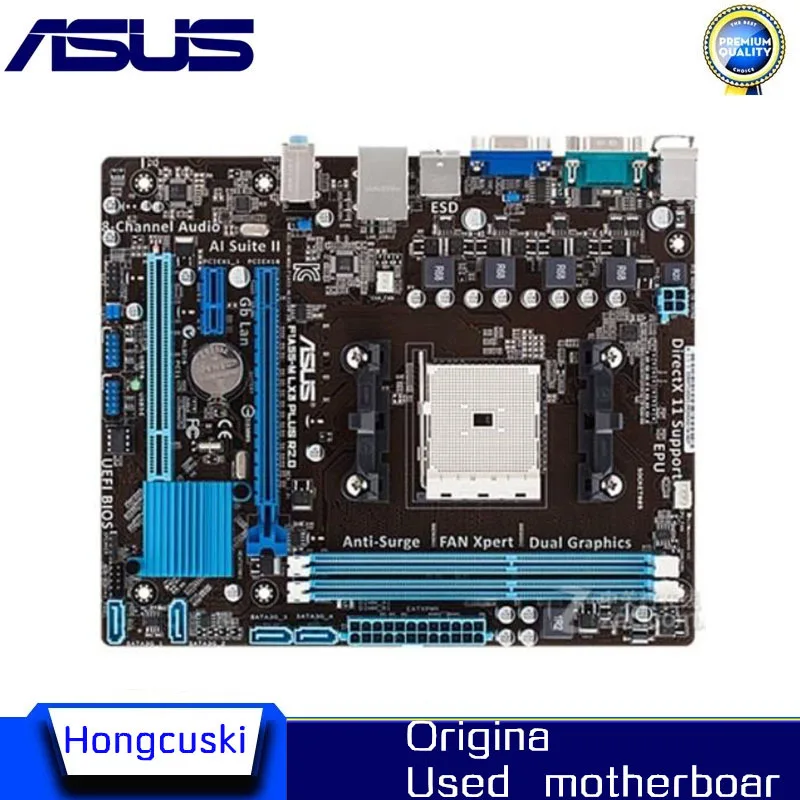 

Используется для ASUS F1A55-M LX3 PLUS R2.0 оригинальная материнская плата Socket FM1 DDR3 A55 десктопная материнская плата