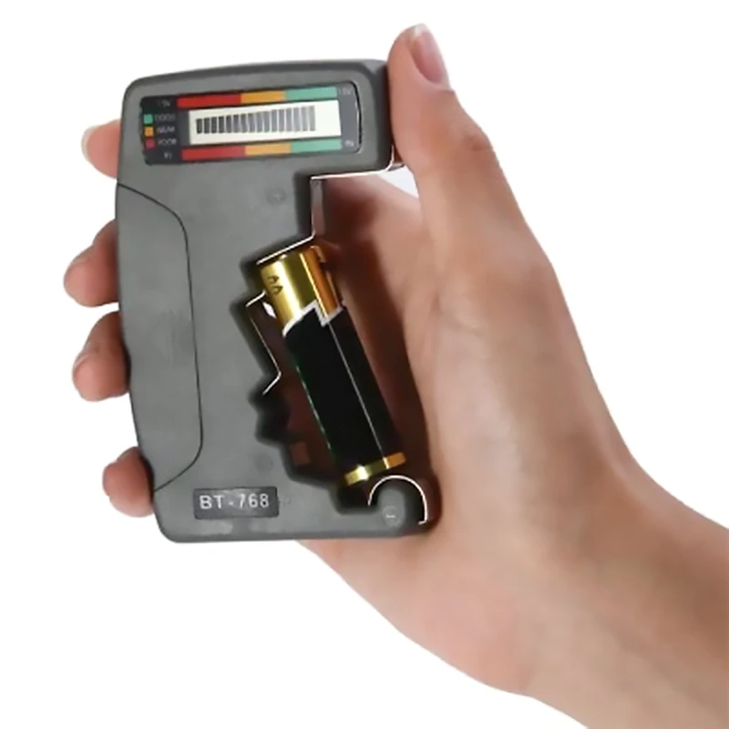 

Universal BT-768 Digital LCD Dry Battery Tester Power Supply Tester Ferramenta Digital Display Battery measuring instrument