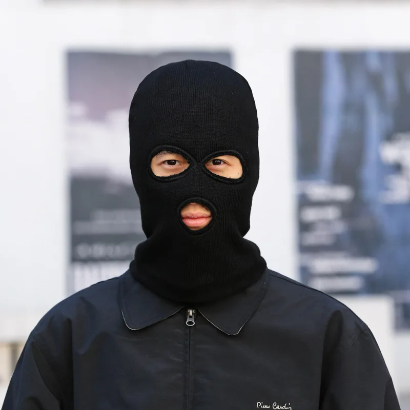 Kit 2 Máscaras Balaclava Hexchasty Unissex - Fina, Proteção UV, Preto