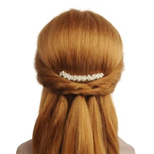 BUFEI HP100 Романтическая Свадебная расческа для волос с жемчужиной свадебные головные уборы аксессуары для волос свадебные гребни невесты головные уборы Быстрая