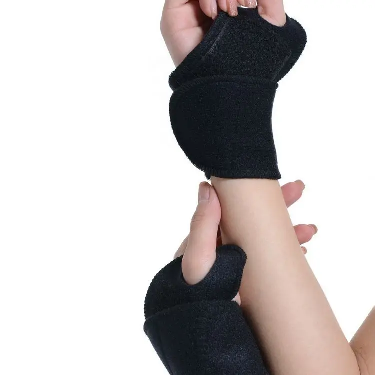 2PCS Wristband Wrist Support Weight Lifting Gym Training Brace Straps Wraps Magnetic Therapy Protector Outdoot Sports Safety