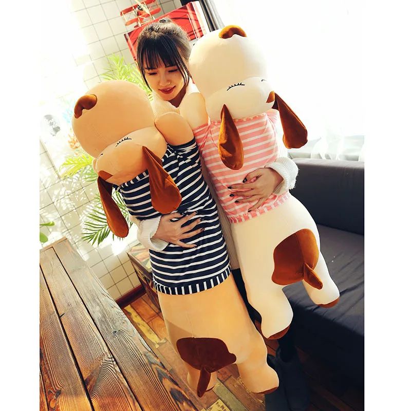 

Software Sitting Dog Plush Toy Doll Girl'S Strip Pillow Confession Creative Gift Customizable