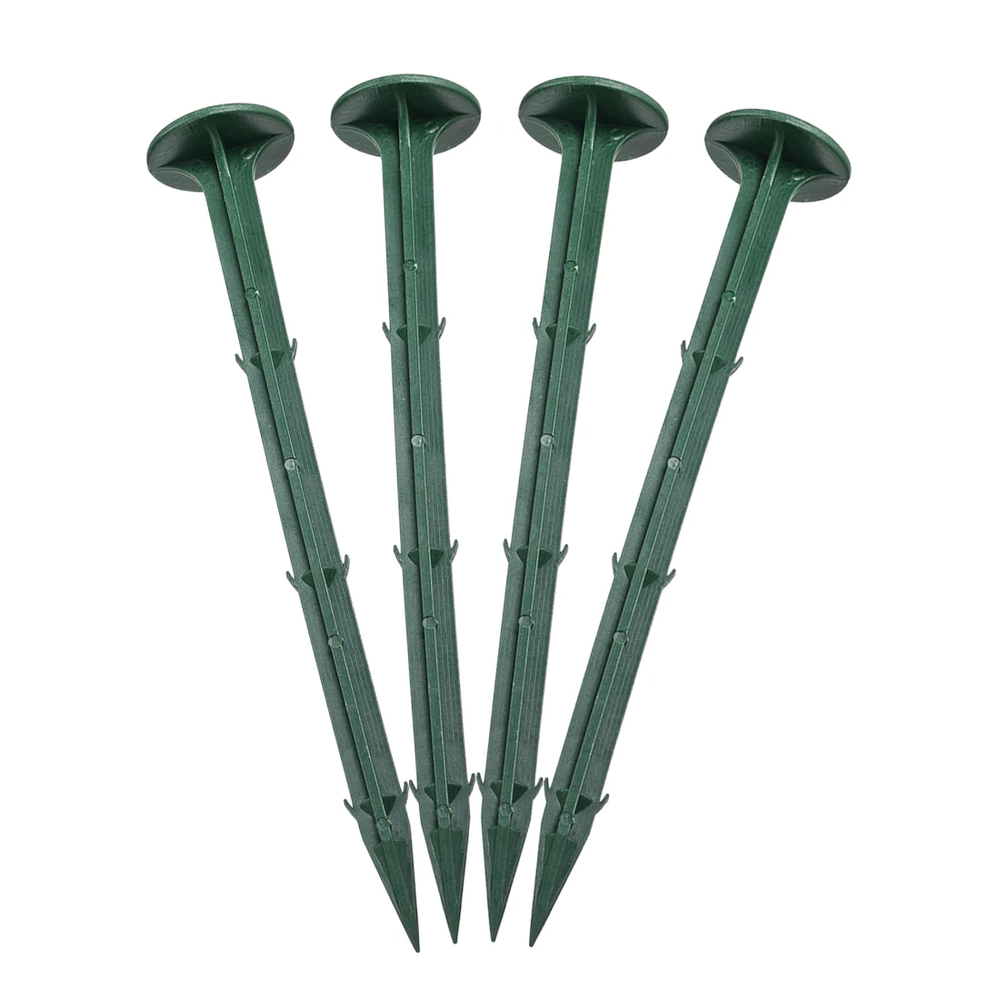 uxcell 40pcs Plastic Garden Stakes Anchors Landscape Ground Nail 200mm