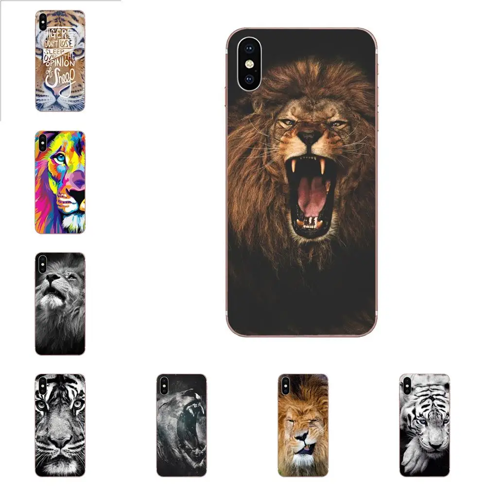 Tiger Meow Тигры Лев зверь ТПУ чехлы для huawei Honor mate 7 7A 8 9 10 20 V8 V9 V10 G Lite Play Mini Pro P Smart |