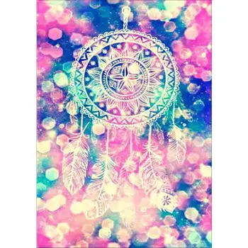 

Diamond Art Painting DIY 5D Cartoon Serial Embroidery Aperture Dream Catcher Embroidery Decor Gifts Craft Art