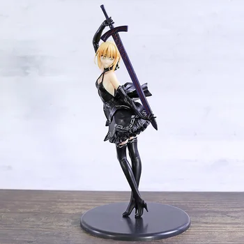 

Fate Stay Night Saber Black Dress Ver. PVC Figure Collectible Model Toy Brinquedos Figurals