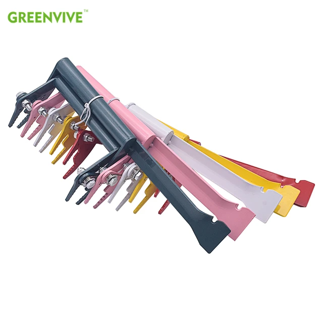 Greenvive Egyenetlen Rudak Keretfogása Lapát Méhész Eszköz Kombinált Keret Markolat Manipulációs Véletlenszerű Színű - Image 3