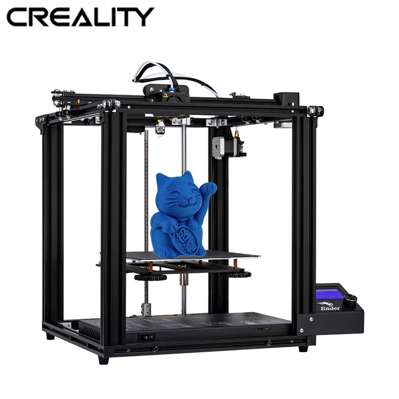 Online Original CREALITY 3D Ender 5 Printer Dual Y Axis Core XY Enclosed Structure V1.1.4 Mainboard Built in brand power supply