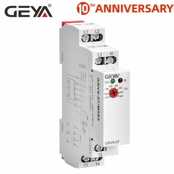 

Free Shipping GEYA GRV8-07 Power Protection Relay 3 Phase Voltage Monitor Phase Sequence Control Relays