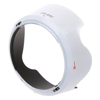 

White EW-63C Camera Bayonet petal Lens Hood Accessories 58mm for canon 100D 200D 700D 760D EF-S 18-55mm f/3.5-5.6 IS STM good