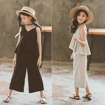 

Tank Tops+Bottom 2PCS Mother Daughter Mommy and Me Matching Clothes Family Look Women Girls Mom Mum Baby Casual Dresses Outfits