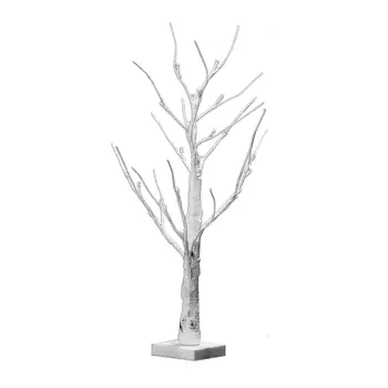 

ICOCO 60cm Height Silver Birch LED Light Modern Indoor Tree Lamp Landscape Night Light Table Light Festival Christmas Decoration