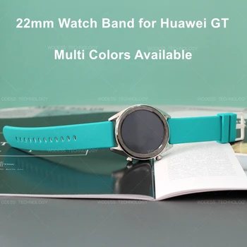 

Comfortable Soft Silicone watch strap for Huawei GT 2 46mm Replacement Rubber Watch Band