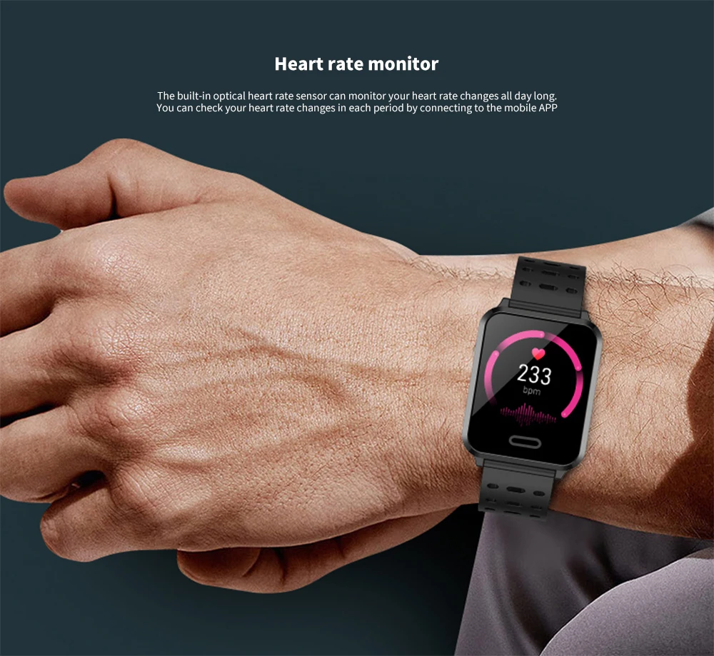 P2 Smartband водонепроницаемый кровяное давление Пульс с дистанционным управлением изображение долгое время ожидания 30 дней умный Браслет