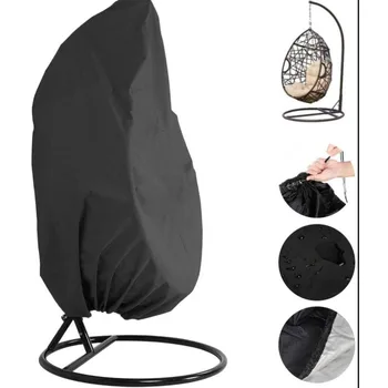 

Outdoor Waterproof Garden Furniture Garden Swing Zipper Protective Balcony Furniture Cover Hanging Egg Swing Chair Cover D30