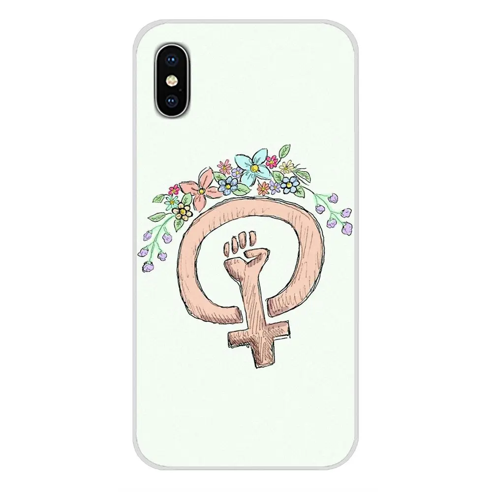 Розовый женских Кулак Символ аксессуары чехол для телефона для Apple IPhone X XR XS MAX 4 4S 5 5S 5C SE 6 6S 7 8 Plus, ipod touch 5 6