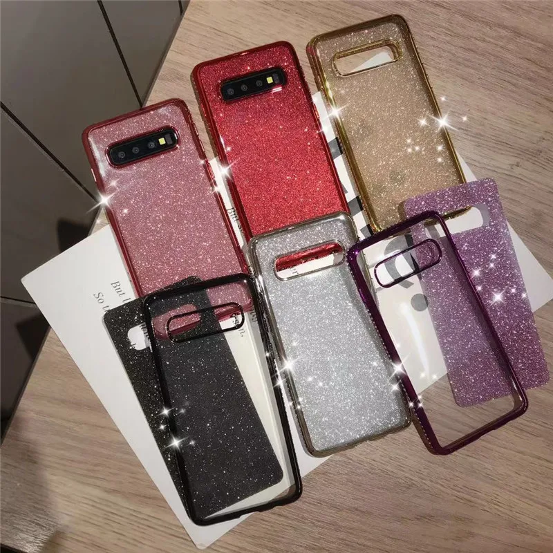 Чехол со стразами для SamSung Galaxy S7 Edge S8 S9 S10 Plus S10E J7 A8 A6 A7 2018 Note 8 9 A40 A70 A50 10 5G 2019 A