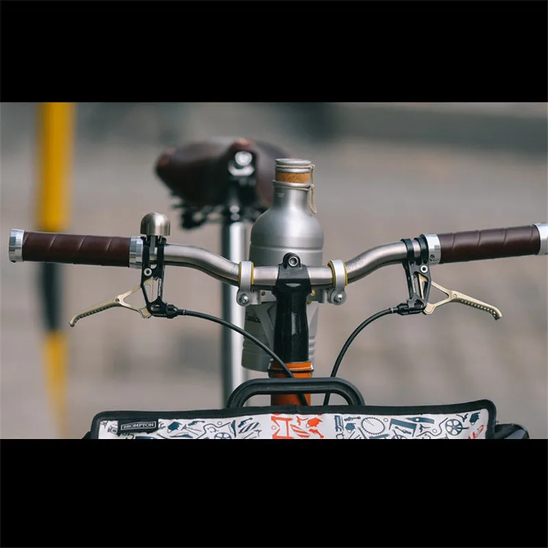 Manubrio in titanio H \u0026 H per bici brompton Ti altezza 50mm 25.4X560mm  manubrio da rondine per bicicletta|Bicycle Handlebar| - AliExpress