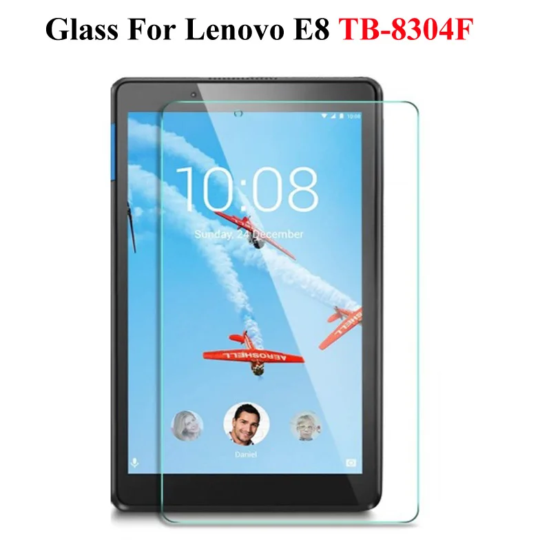9H пленка из закаленного стекла для lenovo Tab E7 E8 E10 P10 M10 Защитная стеклянная пленка для lenovo Tab 4 8 10 Plus защита экрана - Цвет: For Lenovo E8