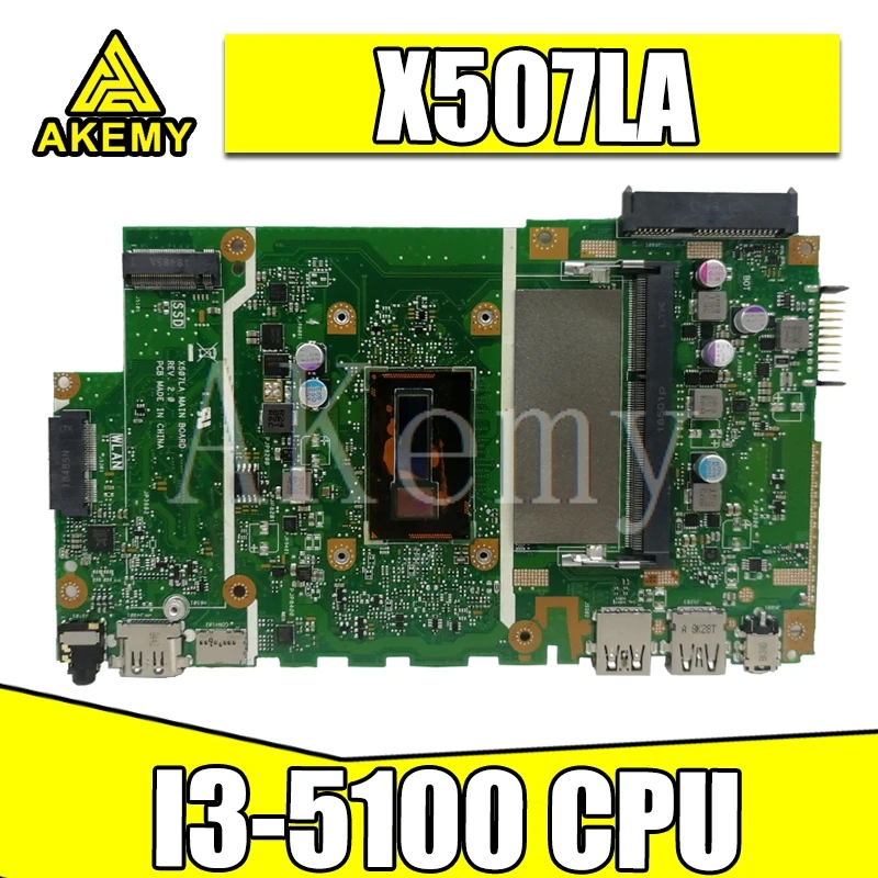 X507LA Laptop Motherboard for ASUS X507LA X507 original mianboard 100% test ok I3-5100 CPU X507LA Laptop Motherboard for ASUS X507LA X507 original mianboard 100% test ok I3-5100 CPU