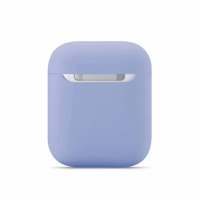 Ультратонкий ноутбук Цвет Мягкая силиконовая гарнитура чехол для AirPods 1/2 зарядка наушников с откидной крышкой