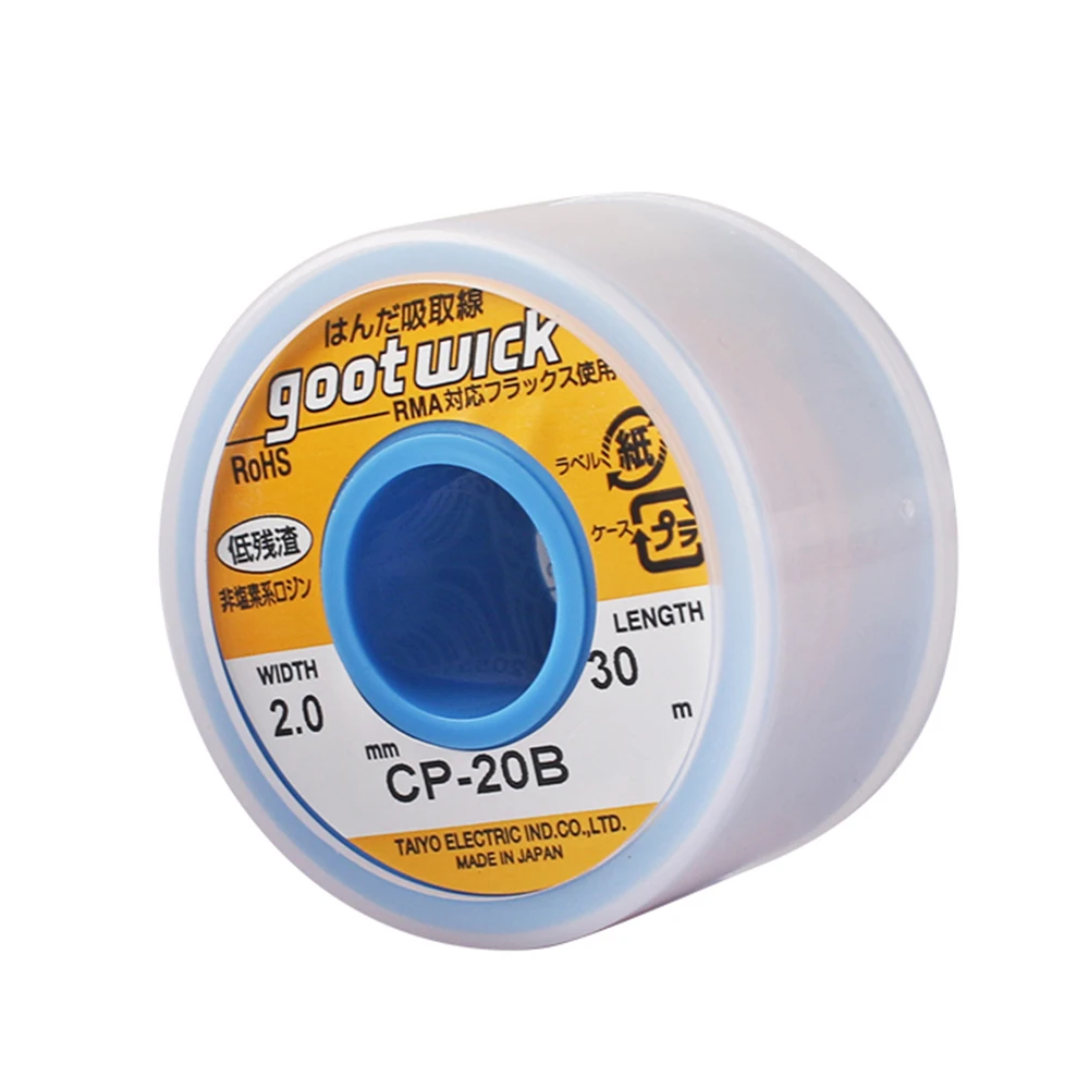 Desoldering Wicks Original Japan GOOT Copper Wire Desoldering Braid