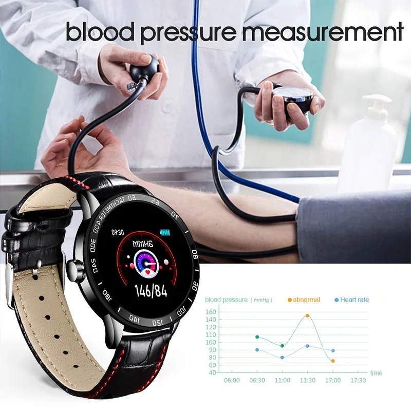 LIGE 2020 New Smart Watch Men Heart Rate Blood Pressure Sport Multifunctional Smartwatch Waterproof Leather Man Watch Pedometer LIGE 2020 New Smart Watch Men Heart Rate Blood Pressure Sport Multifunctional Smartwatch Waterproof Leather Man Watch Pedometer
