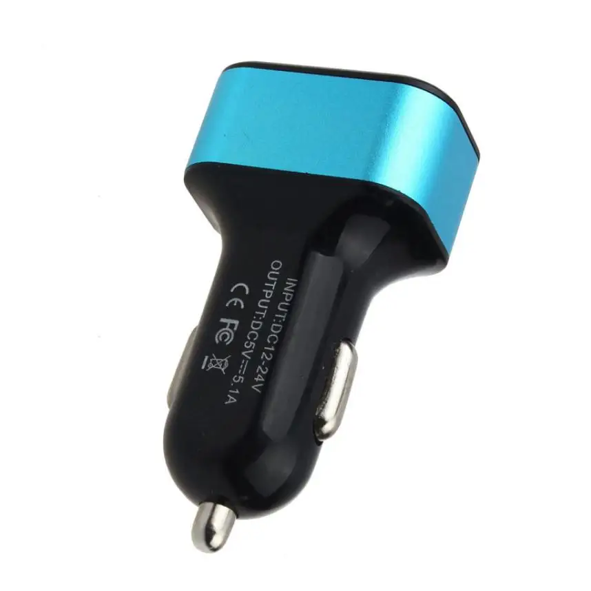 1 шт. мини автомобильный Грузовик 3 порта USB зарядное устройство адаптер для iPhone