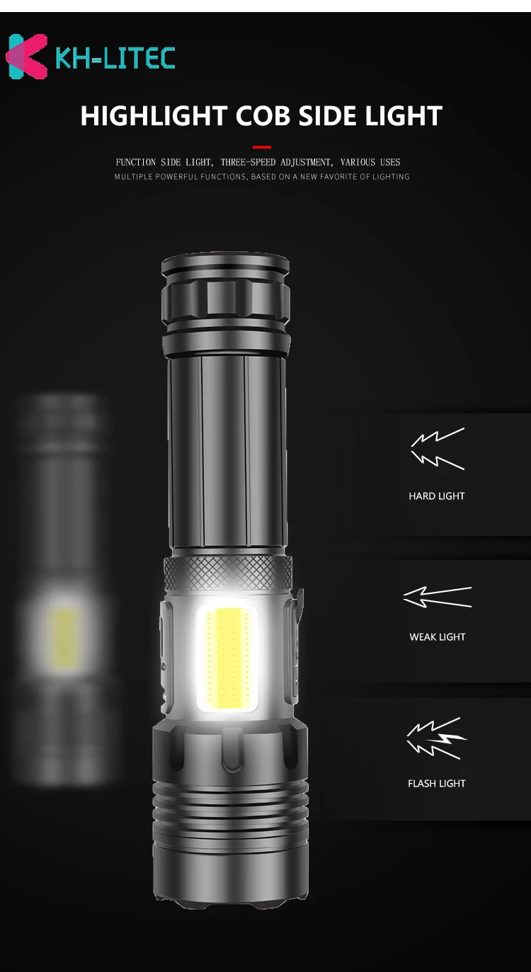 Bright-XHP70+COB-LED-Led-Flashlight-USB-Rechargeable-Waterproof-Lamp-Portable-126650118650-Torch-Lamp-Searchlight（12）