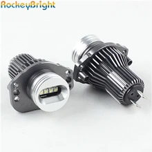 Rockeybright автомобиль e90 светодиодные ангельские глазки лампы фары 40 Вт белый e91 светодиодные габаритные огни «глаза ангела» Замена для bmw e90 e91 светодиодные лампы